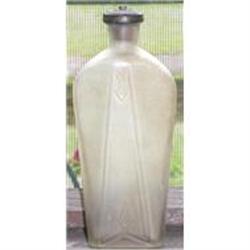 Art Nouveau Satin Glass Barber Bottle #2081949