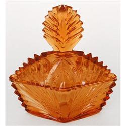 NMV Large Amber Powder Jar #2081956