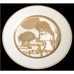 Fitz & Floyd 'Golden Heron' Dinner Plate #2081960