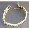 Image 1 : CORO Pegasus Goldtone Enamel Link Cuff Bracelet#2081995