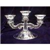 Image 1 : Crystal 3 Candle Holder with Elegant Carved #2082079