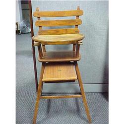 Wooden Highchair with Tray #2082087