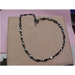 Magnetic Malachite Black Bead Necklace #2082089