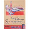 Image 1 : WHISTLE SODA SIGN * OLD VINTAGE 1941 WHISTLE #2082354