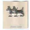 Image 1 : SCOTTIE DOG STERLING SILVER PIN DOUBLE #2082422