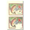 Image 1 : FISHERMAN TROUT SIGN POSTER ~ VINTAGE #2082482
