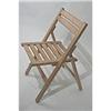 vintage England Slat Wood Folding Chair 1940s #2082539