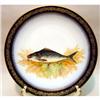 Image 1 : LIMOGES FISH PLATE ~ COBALT BLUE #2082548