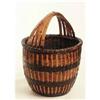Image 1 : ANTIQUE BAMBOO BASKET * PRIMITIVE WICKER WOVEN #2082724