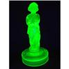 Cambridge Lady Vaseline  Glass Lamp Base #2082750