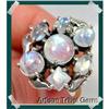 Image 1 : JUST Incredible Mass of Rainbow MOONSTONE Ring #2082804