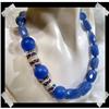 Image 1 : ROYAL Blue Chalcedony Necklace~122 GRAMS of #2082837