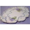 Image 1 : Handpainted Dresser Tray - Violets - Unmarked -#2082965