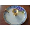 Image 1 : GDA Limoges Candlestick - Handpainted - Violets#2082970