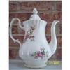 Image 1 : Royal Albert Moss Rose Coffee Pot - Medium - 9"#2082985