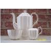Image 1 : Royal Albert Kent Coffee Set - White & Gold #2082991