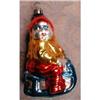 Image 1 : Sledder CHRISTMAS Ornament HP Glass - VINTAGE #2083143