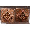 Image 1 : MASONIC CuffLINKS Masons - VINTAGE - #2083267