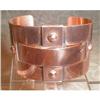 Image 1 : RENOIR Copper BRACELET Woven CUFF -VINTAGE- #2083278