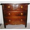 Image 1 : Childs Wooden Footed Chest #2083340