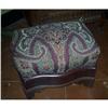 Image 1 : 19th C Mahogany Footstool, Tapestry  #2083343