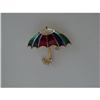 Image 1 : Butler & Wilson Enamel / Rhinestone Umbrella #2083377