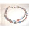 Image 1 : 2 STRAND MULTICOLOR CRYSTAL BEADED NECKLACE #2083560