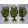 Image 1 : Grape-Avocado Water Goblets by Red Cliff Glass #2083600
