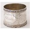 Image 1 : Napkin Ring Sterling "Charlie" c1920 #2083669