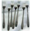 Image 1 : Cocktail Forks. (7)Silver Plate #2083684