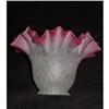 Image 1 : Glass shade with  ruffle. #2083801