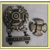 Image 1 : AMERICAN RIFLE SOLDIER ST SILVER BADGES V OLD #2084010