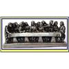 Image 1 : CHRISTIAN SCULPTURE L SUPPER JESUS DISCIPLES #2084034
