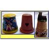 Image 1 : 3 THIMBLES: WINDMILL, HEART , MODELLED CASTLE #2084057