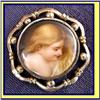 Image 1 : HP MINIATURE PORTRAIT PORCELAIN YOUNG BEAUTY #2084062