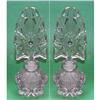 Image 1 : Art Deco Pressed Glass Perfume Bottle Set #2092818