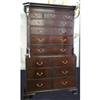 Image 1 : Mahogany Chippendale Style Chest On Chest #2092929