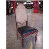 Image 1 : 6 ROSE ANTIQUE WALNUT DINING CHAIR CHAIRS #2093418