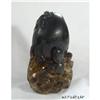 Image 1 : Smoky Quartz Buddha Hand Peach Monkey Display #2093459