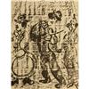 Image 1 : Chagall Marc The Wandering Musicians Lithograph#2100418