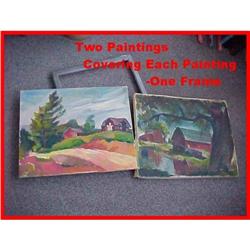 Two L.D. Ragan Landscape Oil Paintings #2100513