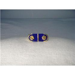 Designer 18K Lapis Lazuli Mens Unisex Nail Ring#2100529