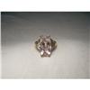 Image 1 : 14K Pink Rose Gold Diamond Pink Amethyst Ring #2100531