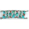 Image 1 : Turquoise,Coral & Sterling Bracelet byEmily" #2100752