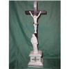 Image 1 : Antique crucifix with porcelain Jesus and Maria#2100772