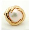 Image 1 : 14K  Gold Lusterous Large 15 mm Mabe Pearl 4.5 #2100801