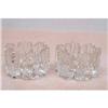 Image 1 : EXQUISITE CRYSTAL SALT CELLARS - PAIR #2110301