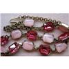 Image 1 : ANTIQUE PINK ROSE QUARTZ NECKLACE #2110318