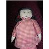 Image 1 : 9" Early Cloth Chinese Doll Thread Wig #2110381