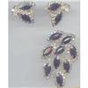 Image 1 : SALE Weiss Gigantic Pin and Earring #2110598